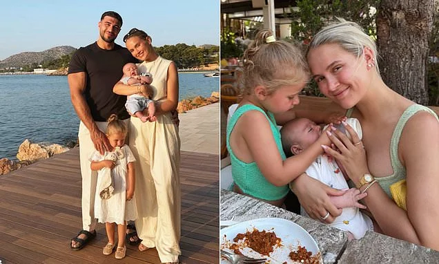 Molly-Mae Hague and Tommy Fury look happier than ever in heart-warming family photos with daughter Bambi and newborn son Midas during Athens getaway