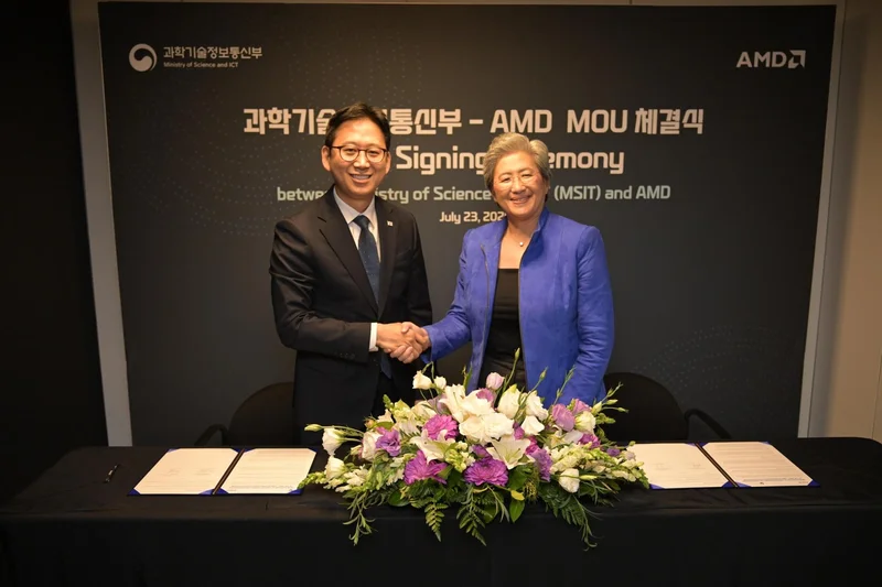 AMD, science ministry team up to set up AI R&D center in Korea
