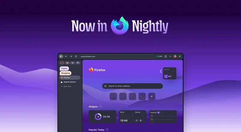 Try the New Firefox Design in Nightly