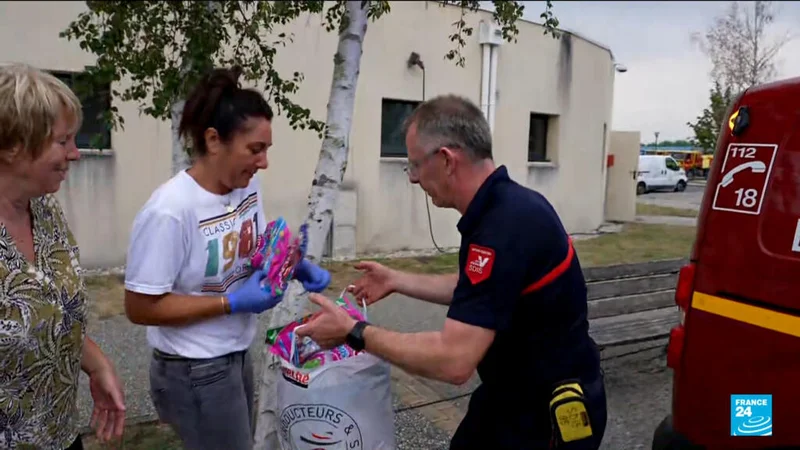 How French solidarity grew in the face of monster fires