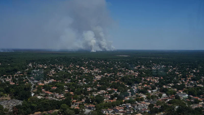 Live: Massive wildfire in southwest France 'remains under control'