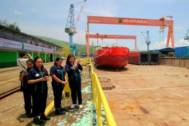 First HD Hyundai vessel marks Subic shipbuilding industry's revival