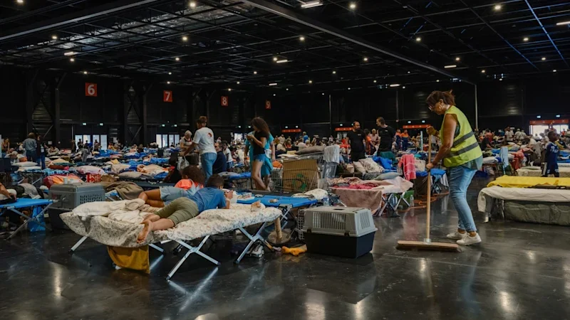 ‘Doing their best to survive’: Inside Bordeaux’s wildfire refugee centre