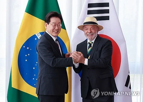 Lee departs Brasilia for Sao Paulo following summit with Lula