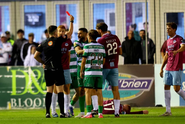 Pico Lopes sent off as Shamrock Rovers held to draw by Drogheda