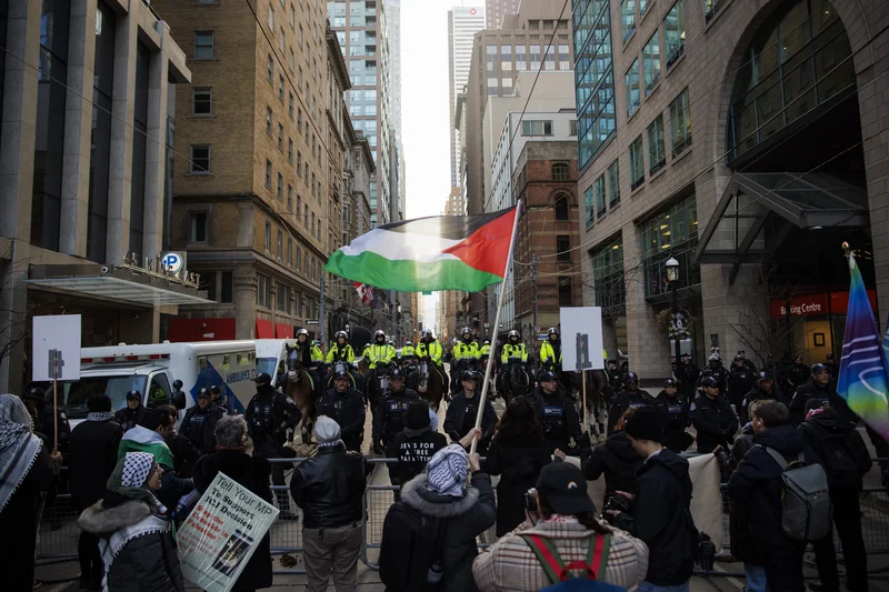 Pro-Palestinian protester facing terror charge was a focal point of past controversy