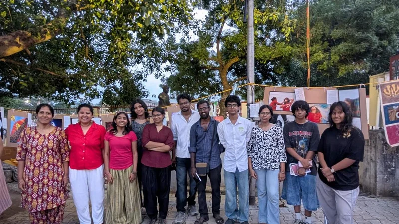 Gen Z artists send out a message from Mada Square in Thiruvanmiyur