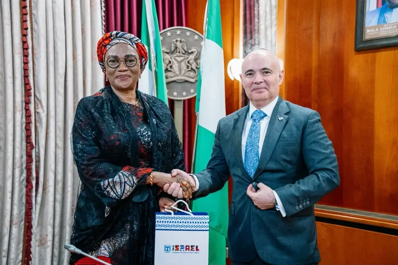 Nigeria’s First Lady receives Israel’s ambassador