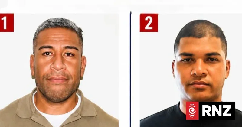 Tonga Police put up bounty for New Zealander and Fijian who escaped custody