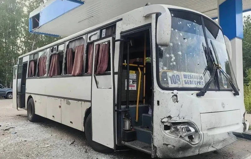 Ukrainian forces strike bus in Russia's Belgorod Region, injuring 19 civilians