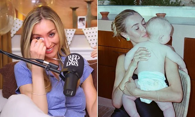 Sophie Habboo breaks down in tears as she announces she's leaving her Wednesdays podcast after five years to 'prioritise' spending time with her son Ziggy