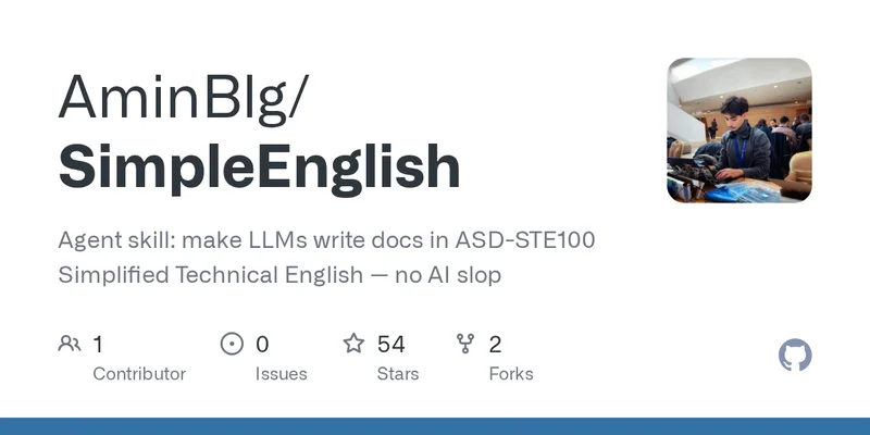 Agent Skill to Force Docs in ASD-STE100 Simplified Technical English