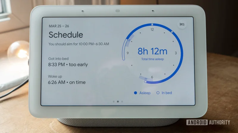 Google Health is preparing to take over Nest Hub sleep tracking