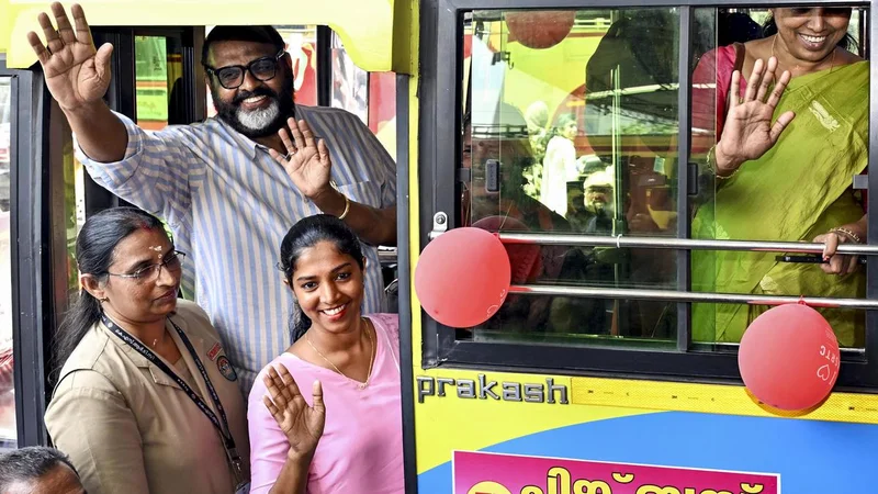 Kerala government launches women-only ‘pink bus’ service