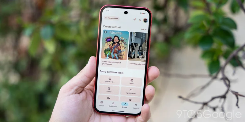 Google Photos adds setting to disable shimmer, AI camera shortcut