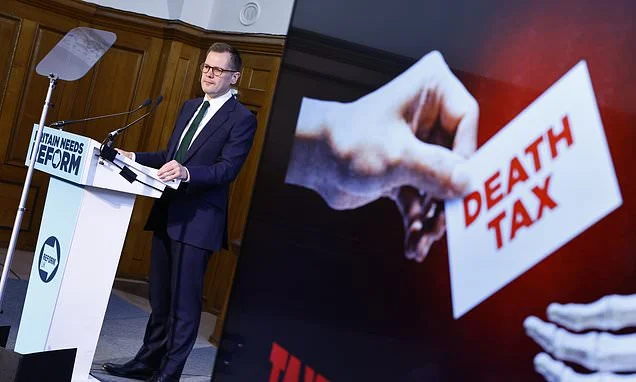 Reform's Jenrick demands Burnham 'end the worry' and rule out an £18bn 'death tax' to pay for social care plans - as he brands it 'insulting' Farage was snubbed by PM for cross-party talks