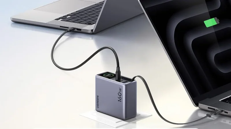New UGREEN Nexode Pro 160W GaN charger gets a 33% discount at Amazon