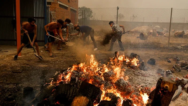 Wildfires threaten Bordeaux as more than 200,000 people flee flames in France, Spain