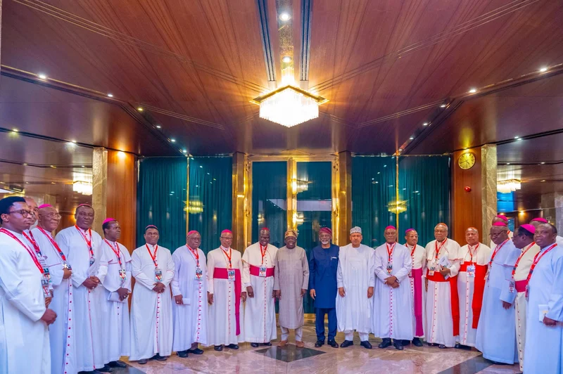 Tinubu receives Catholic bishops