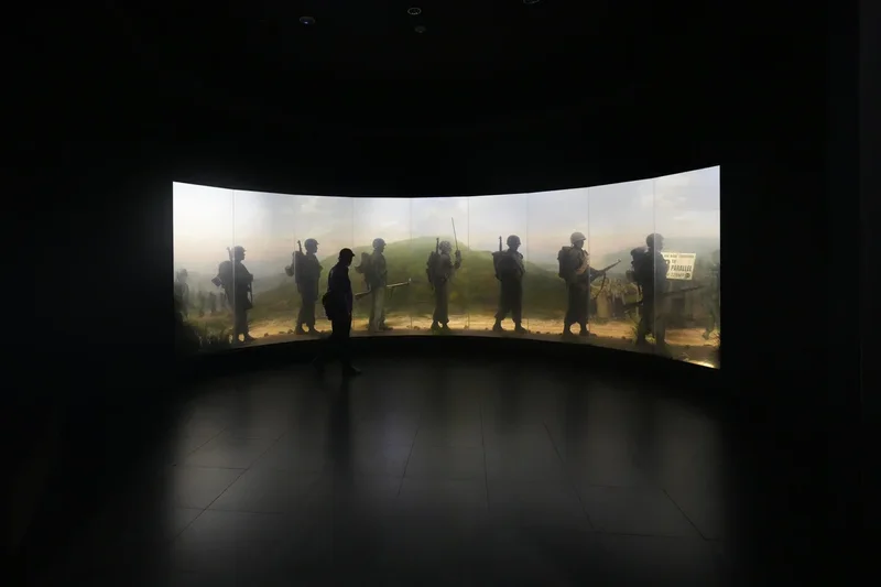 A heavily armed border still divides North and South Korea 70 years after the armistice
