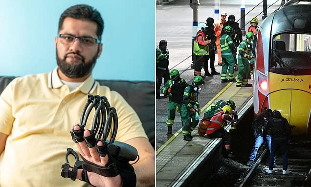Hero father who stepped in to protect passengers during Huntingdon train mass stabbing is left paralysed and unable to work