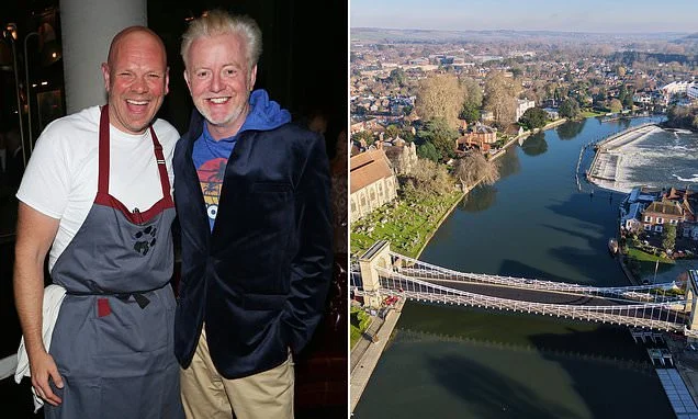 ALISON BOSHOFF: Chris Evans splashes out £14million on waterfront pad near best buddy, chef Tom