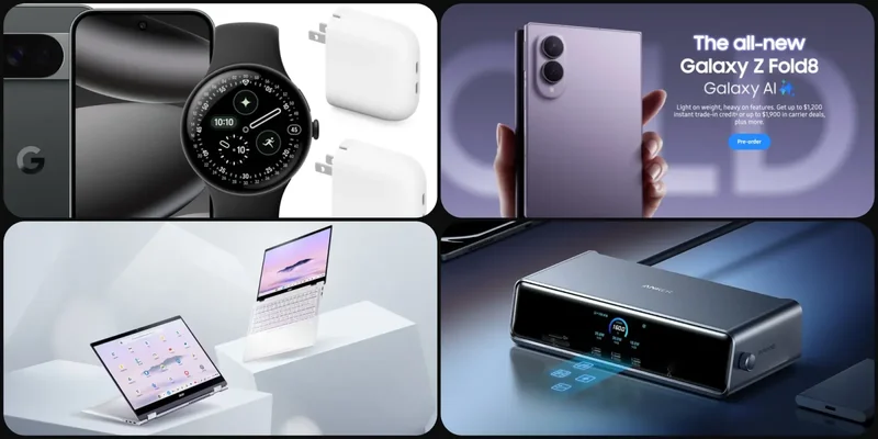 Deals: Black Friday in July – Galaxy Z Fold 8/Ultra $1,230 off, Chromebooks, Anker gear from $8, Pixel 10 Pro $300 off, more