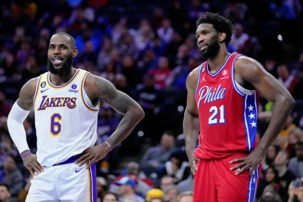 NBA: 76ers celebrate LeBron James arrival with coronation photo
