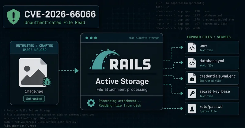 Critical Rails Flaw Could Let Unauthenticated Attackers Read Server Files via Image Uploads