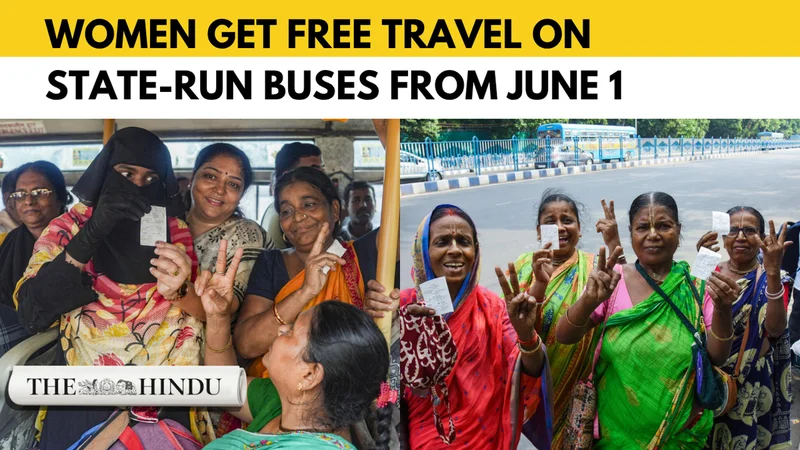 Free bus travel for women begins in West Bengal