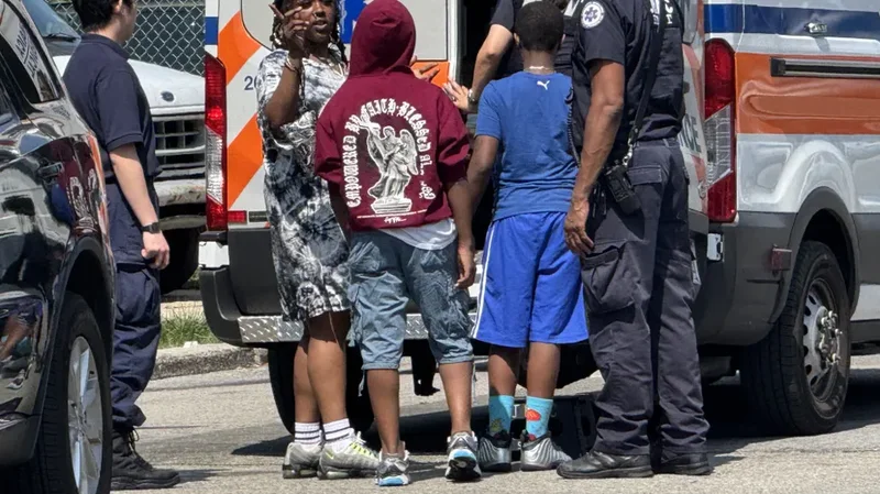 Armed man in tactical vest emerges from exploding Queens home before being shot by NYPD officers; 2 found dead