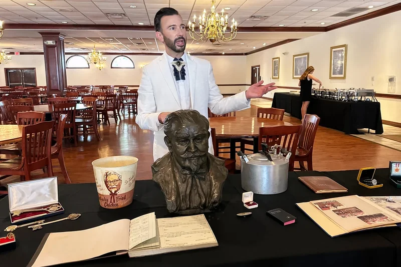 You can own KFC founder Colonel Sanders’ bow tie, former restaurant and more in upcoming auction