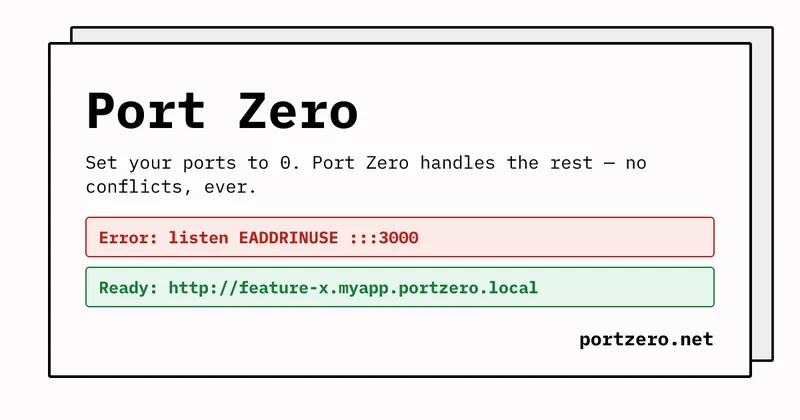 Show HN: Port Zero – how I learned to stop worrying and love PORT=0