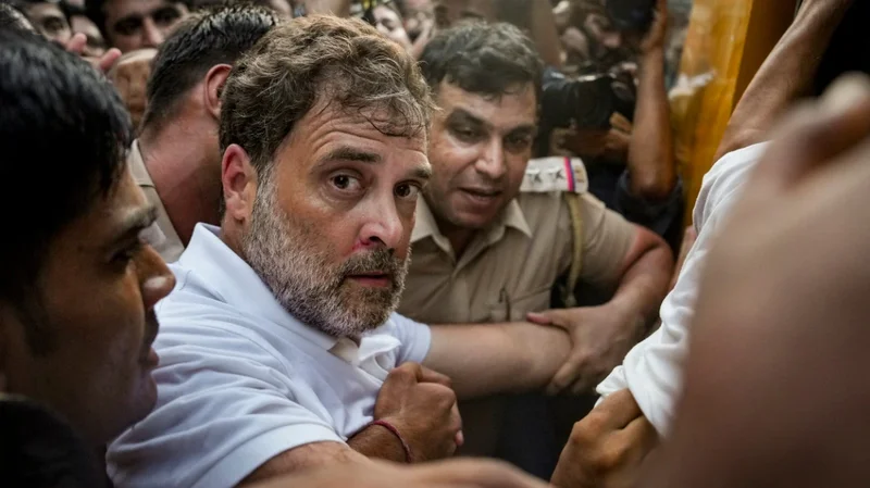 AAP targets Rahul Gandhi over Congress protest, comes under fire