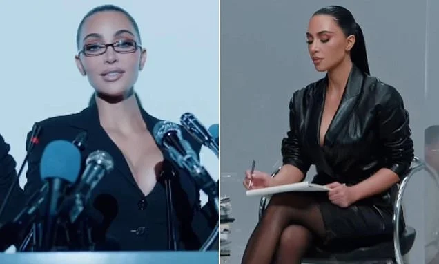 Kim Kardashian pokes fun at her bar exam failure as she stars in humorous ad to promote new energy drink
