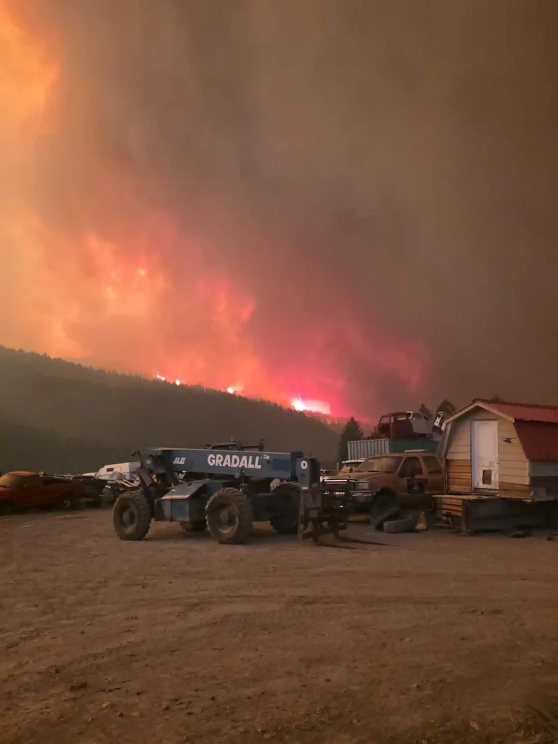 ‘Sounded like two 747 jets’: B.C. business owner flees fast-moving wildfire