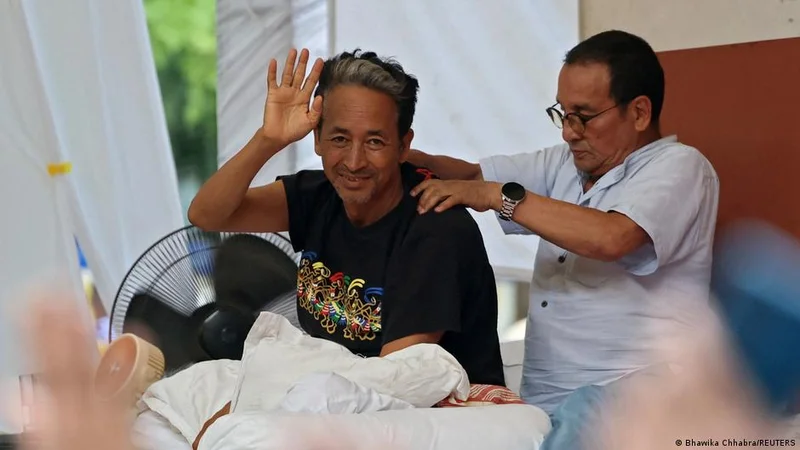 Indian activist Sonam Wangchuk ends hunger strike