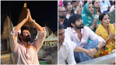 After National Award win, Kartik Aaryan offers prayers at Mahakaleshwar. Videos