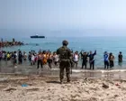 Tens of thousands of migrants cross into Spanish enclave Ceuta from Morocco - video
