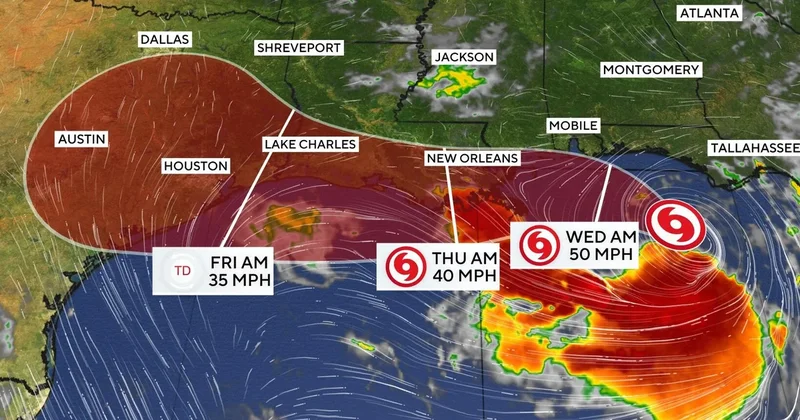 Tropical Storm Bertha impacting northern Gulf Coast. See its path.