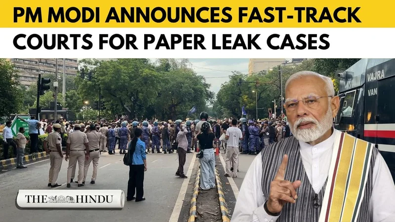 Government to set up fast-track courts for paper leak cases: PM Modi