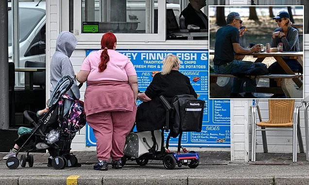 Residents of the UK's most unhealthy town blame the Government for their problems... while Britain's healthiest claim they do it on their own