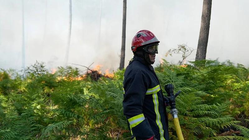 Thousands more told to evacuate despite fragile hold on French wildfire