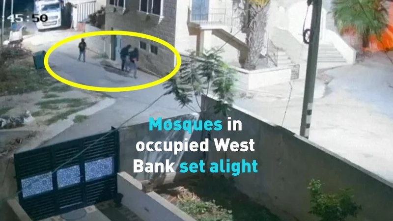Two mosques in the Israeli-occupied West Bank set ablaze