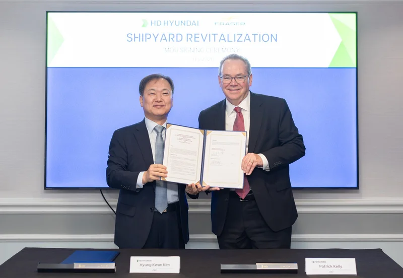 HD KSOE, US firm sign MOU on shipyard revitalization