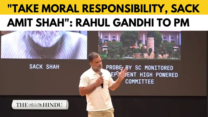 Watch: Crackdown on CJP protests: Rahul launches attack on Amit Shah