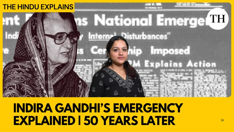 Watch | Indira Gandhi’s emergency explained | 50 years later