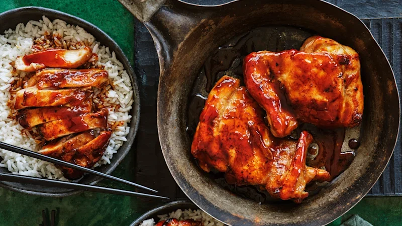 Adam Liaw’s cheat’s char siu chicken