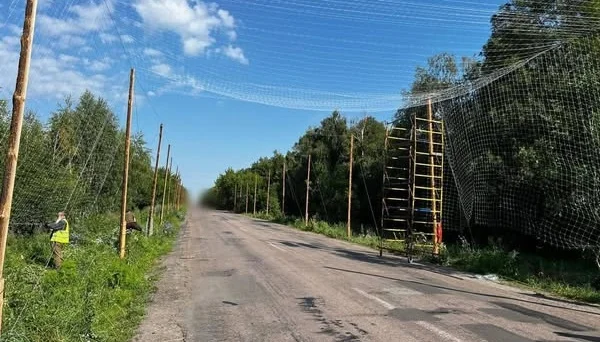 Sumy region installs anti-drone protection along 450 km of roads