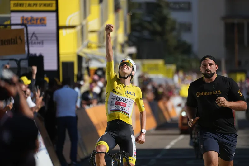 Tadej Pogacar has no rivals as he matches Tour de France legends with fifth yellow jersey